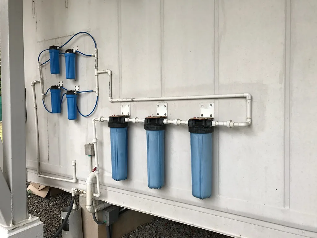 image of a water filter system